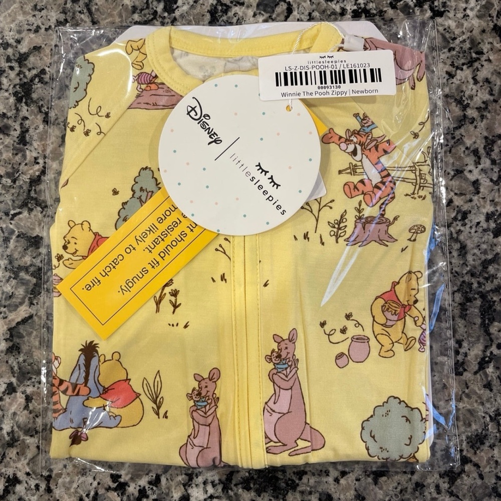 Little Sleepies Winnie the Pooh Zippy